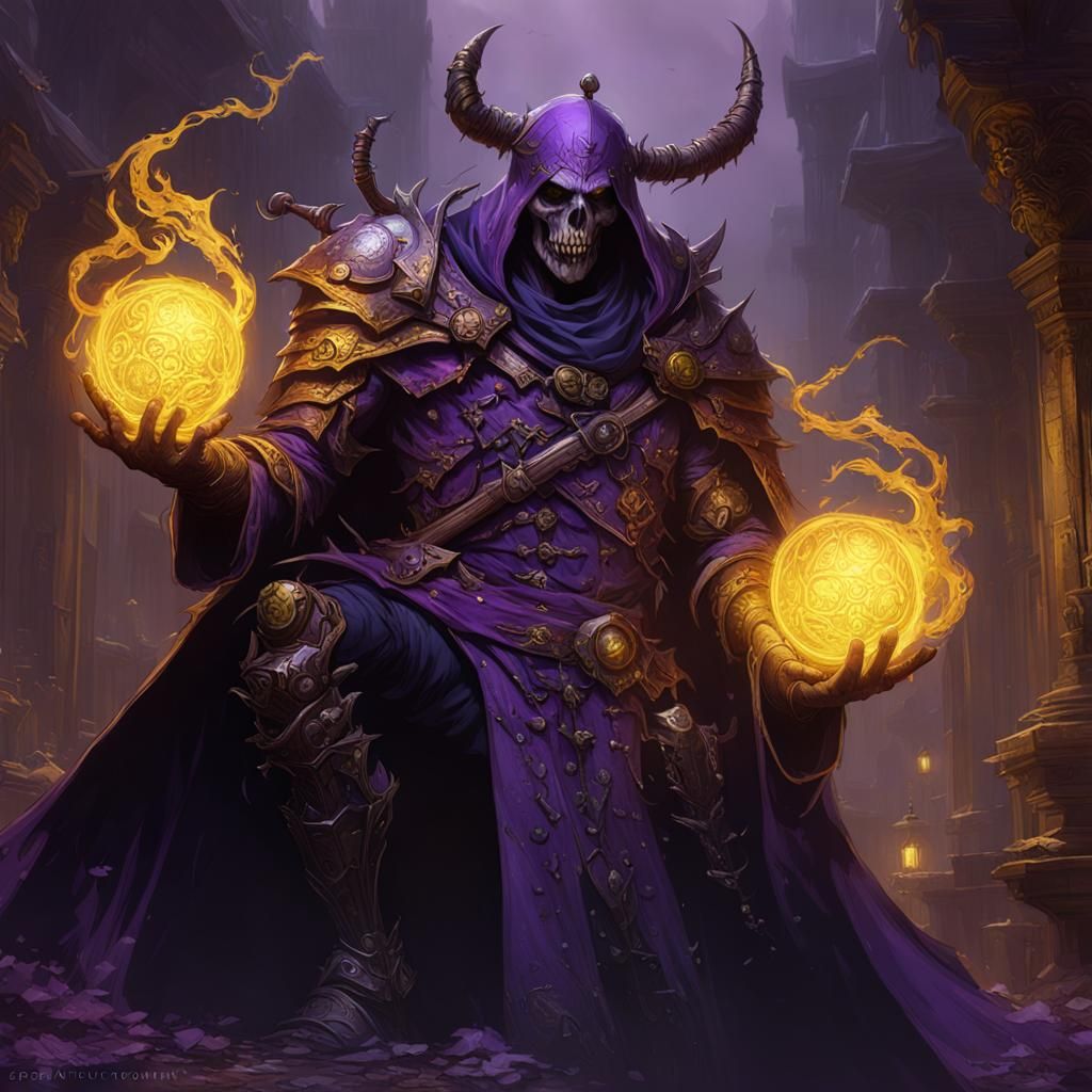 Undead Master Dark Fantasy Concept Art