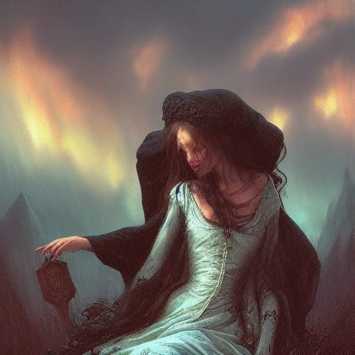 Enchanted Forest Diorama in Open Book