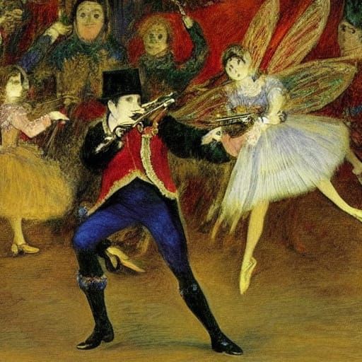 Surreal Disappearance of Fairy, Clarinetist, and Sultan's Wi...