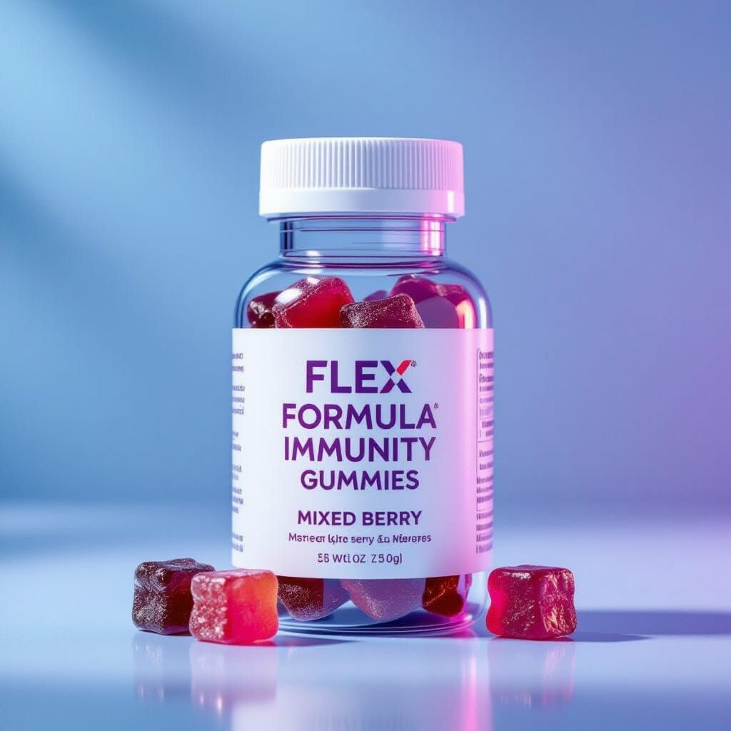Flex Formula Immunity Gummies Product Shot