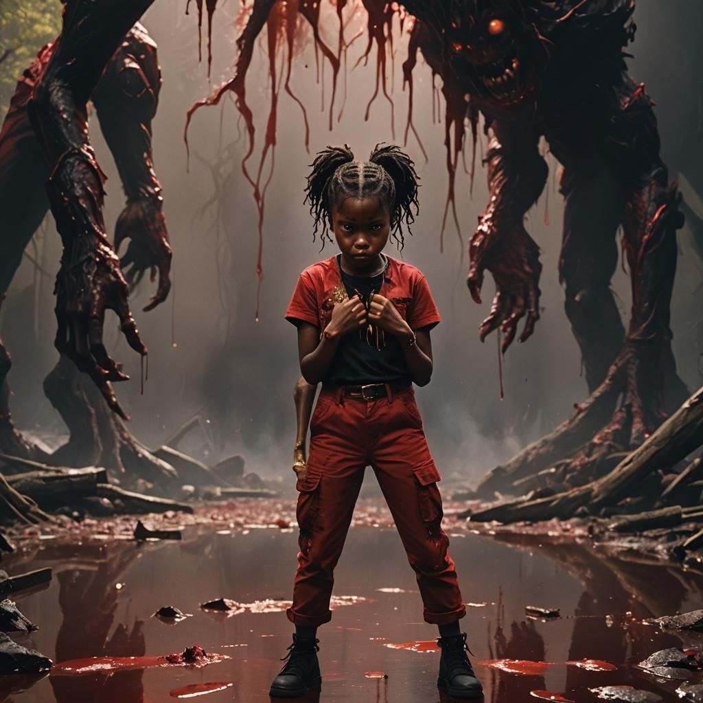 Confronting Trauma: A Hyper-Realistic Cinematic Film Still