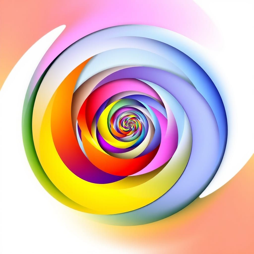 Mesmerizing Concentric Shapes in Op Art Style