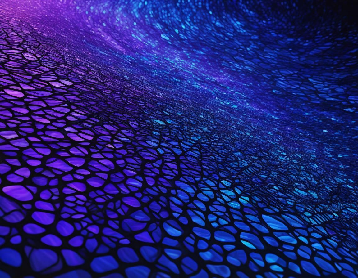 Ethereal Abstract Art in Film Noir Style