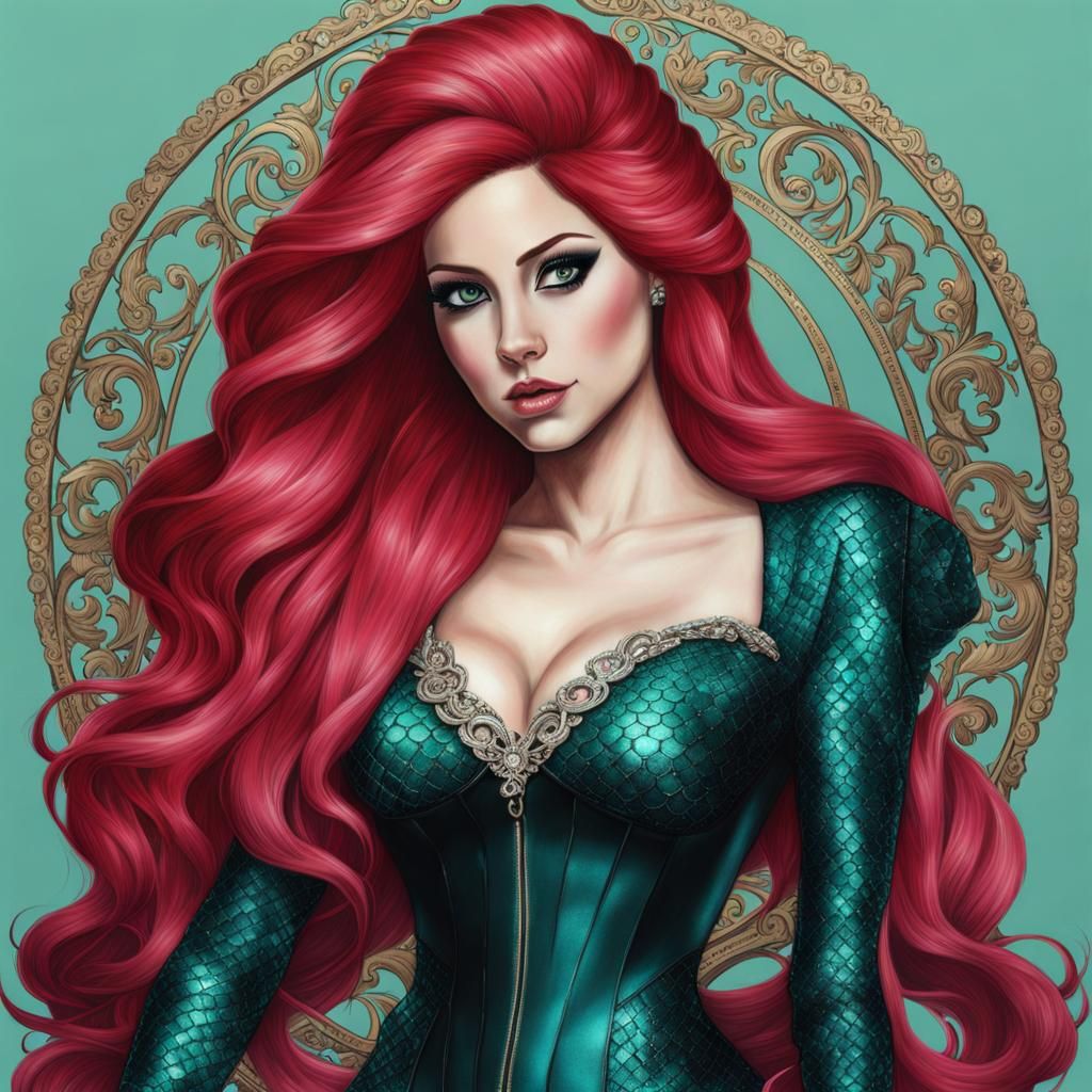 Avril Lavigne as Andrina: Hyperrealistic Full Body Portrait