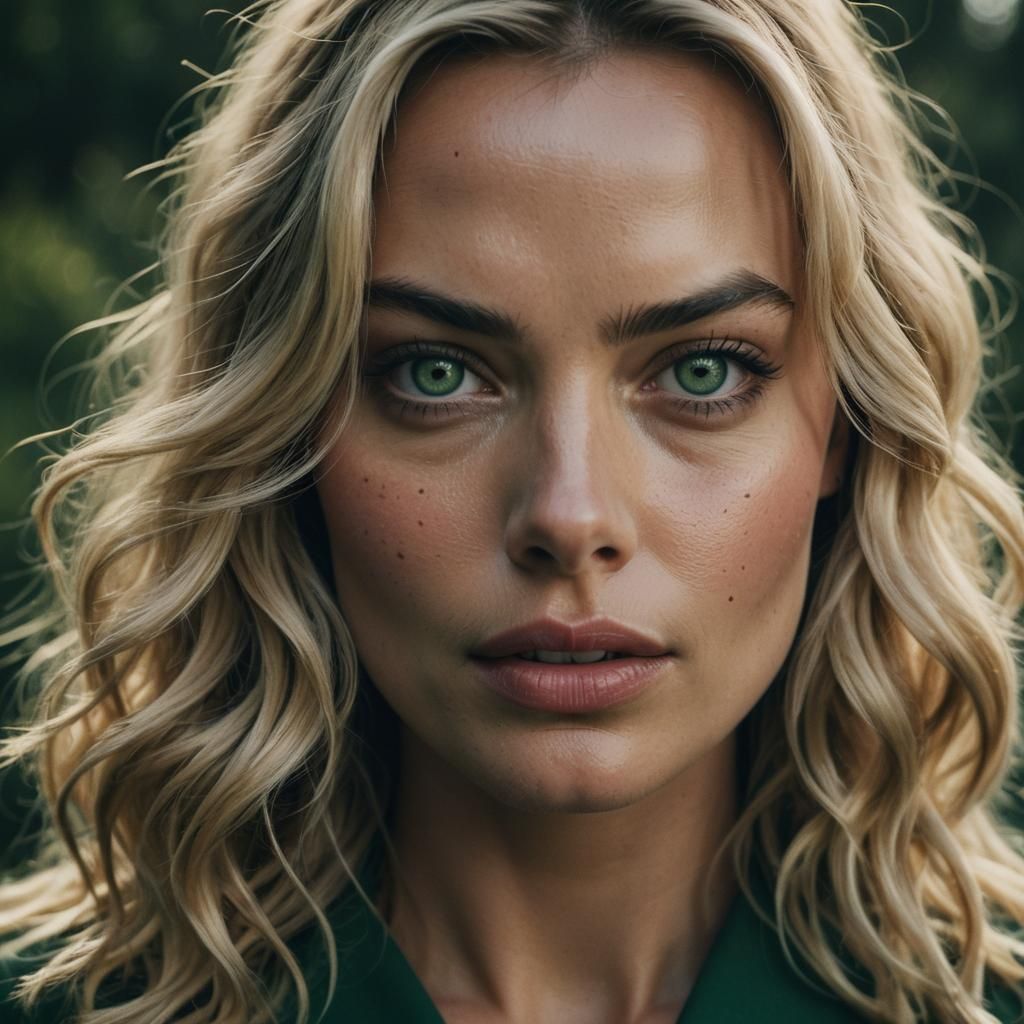 Three Women Portrait in Cinematic Film Still