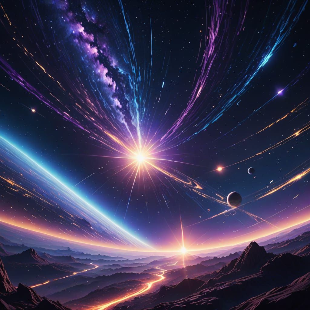 Morning and Evening Stars in Space