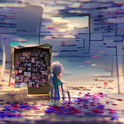 AI Generated Image from Empty Prompt