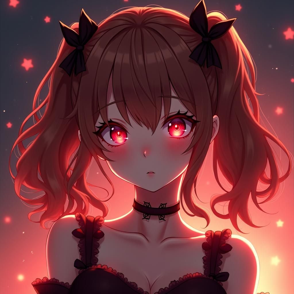 Anime Demon Slayer OC with Expressive Eyes