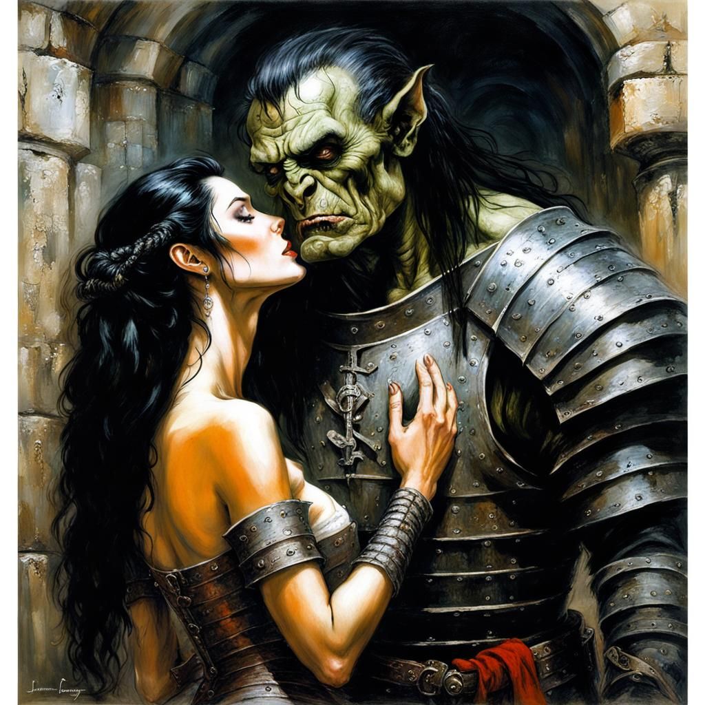 Comtesse Kisses Orc Prisoner: Dark Medieval Romance