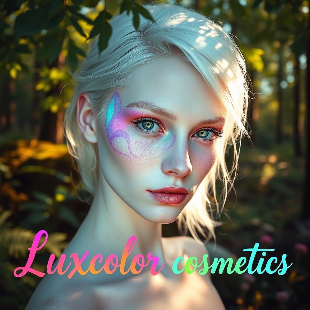 Ethereal Goddess in Whimsical Woodland