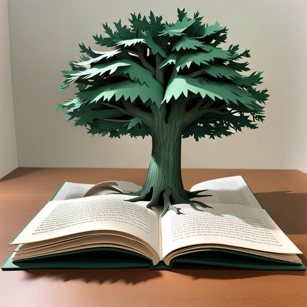 The Giving Tree Pop-Up Book in 3D