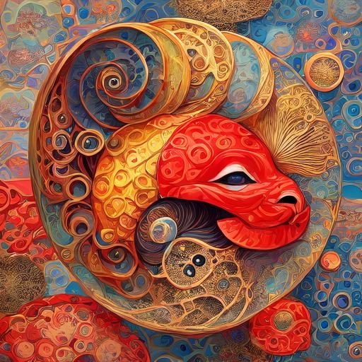 Surreal Dreamscape: An AI-Generated Procreation