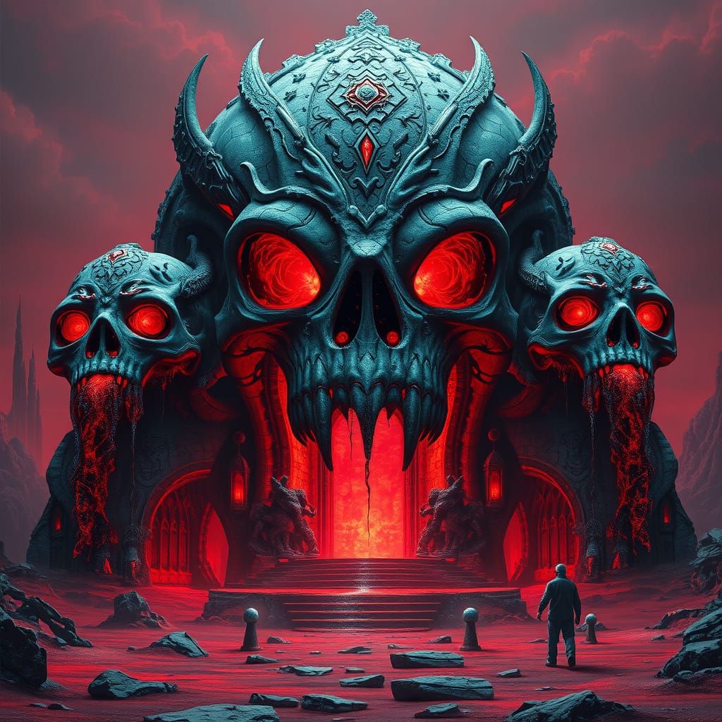 Biomechanical Cathedral of Ancient Alien Origin