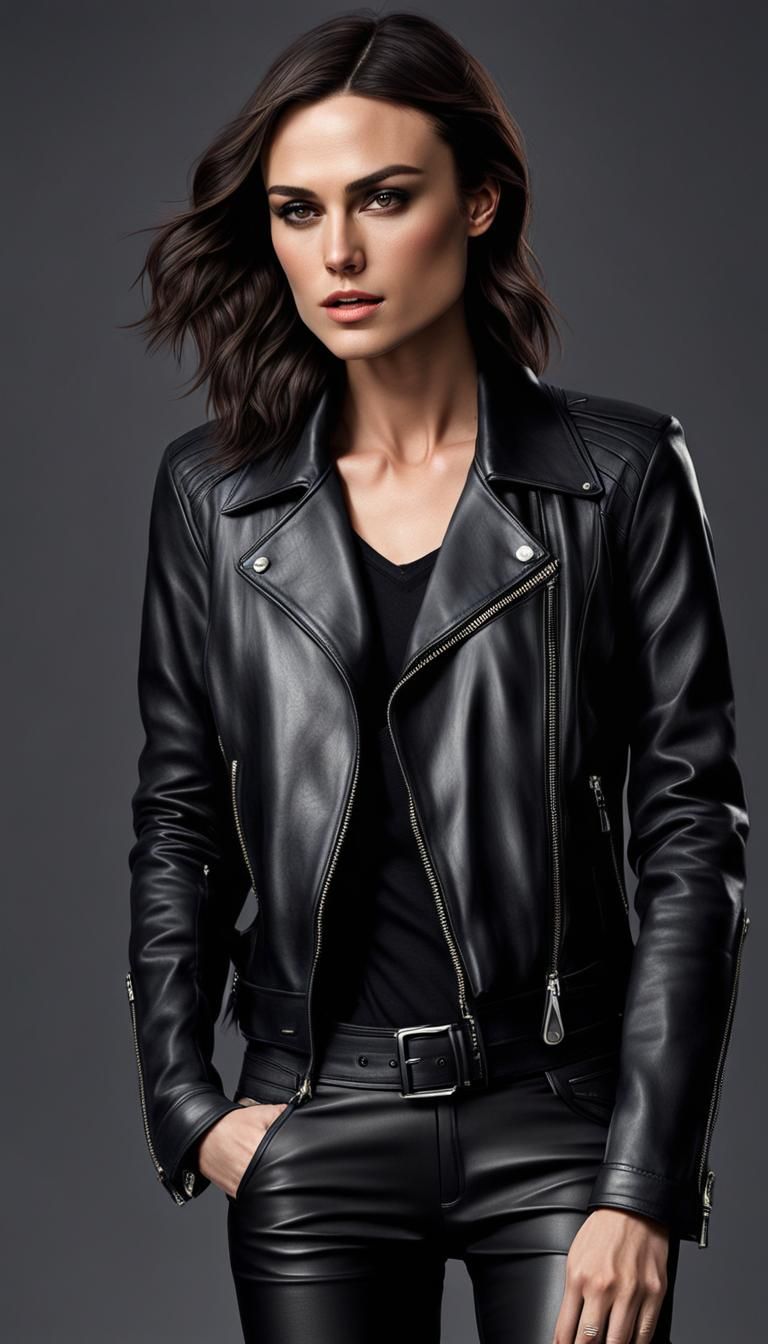 Keira Knightley Photorealistic Full Body Portrait