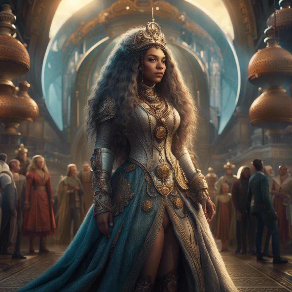 Popular Queen of a Distant Planet: Digital Matte Painting