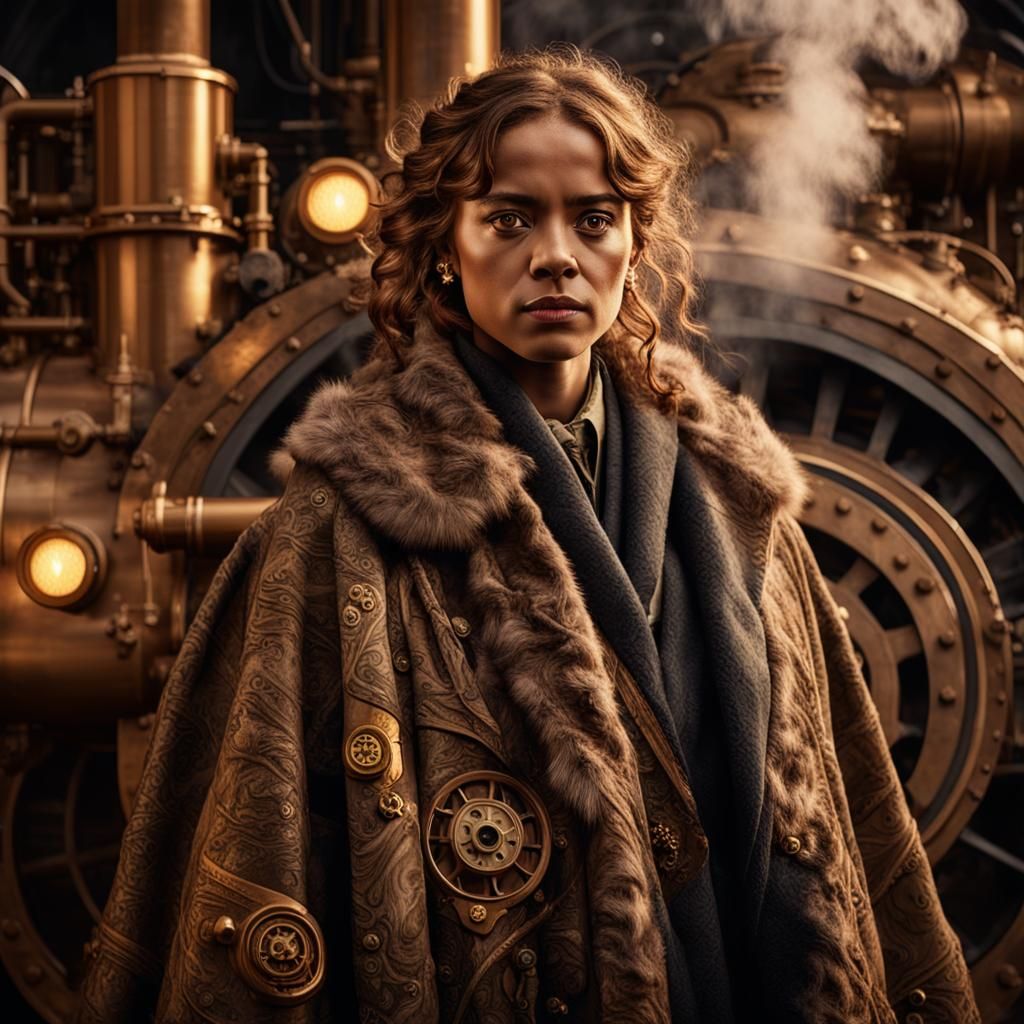Hermione Granger in Victorian Steampunk Setting