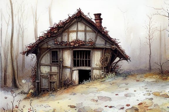 Enchanted Forest Home in Whimsical Style