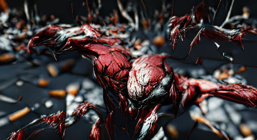 Fearsome Monster with Sharp Teeth