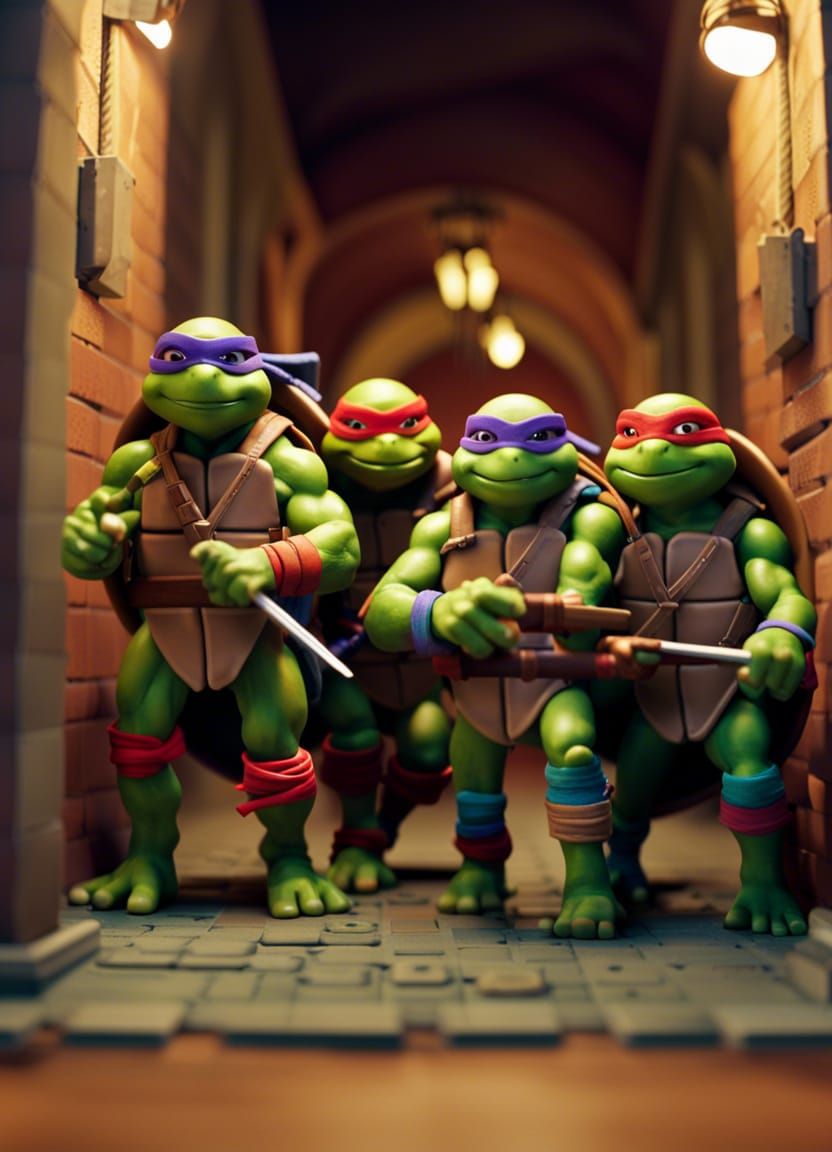 Teenage Mutant Ninja Turtles Directed by Wes Anderson