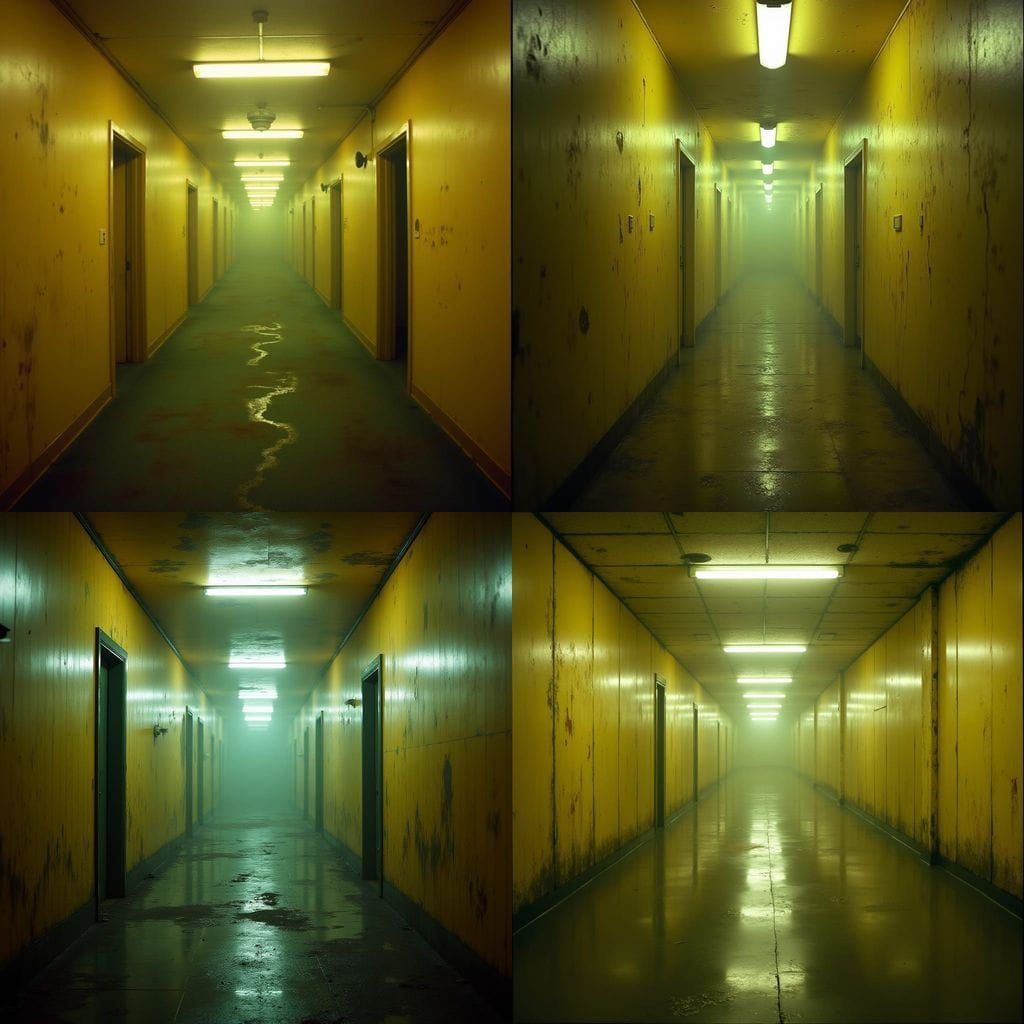 Analog Horror Backrooms Level 0 Eerie Yellow Rooms