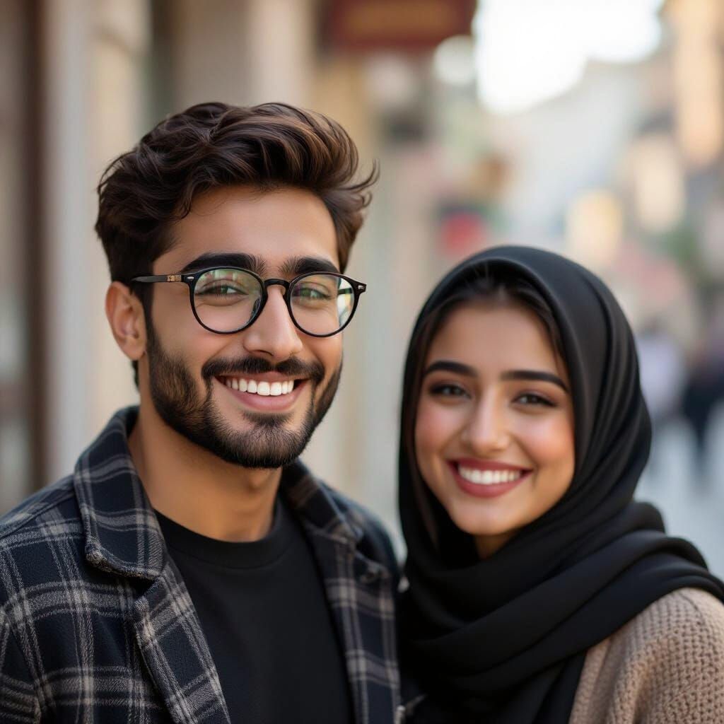 Brother and Sister's Joyful Moment