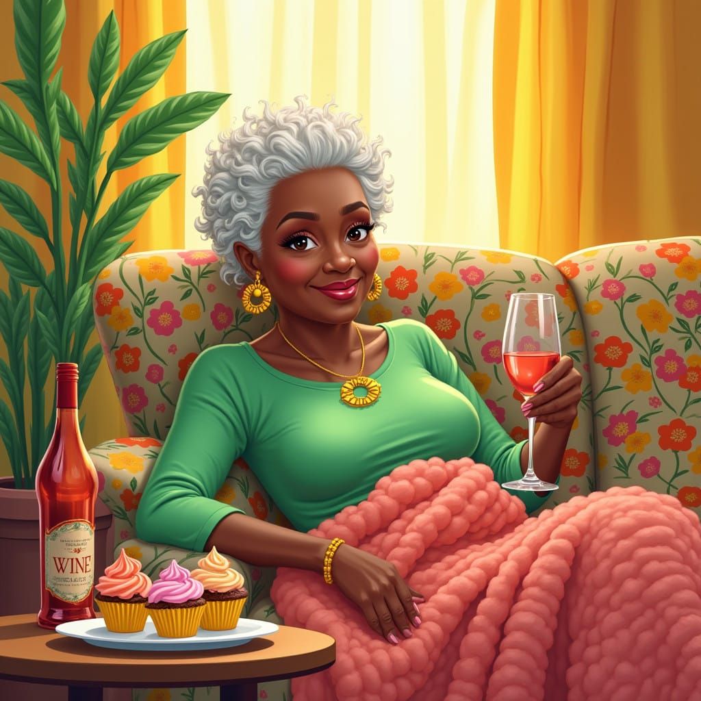 Warmth and Serenity in a Vibrant Moment