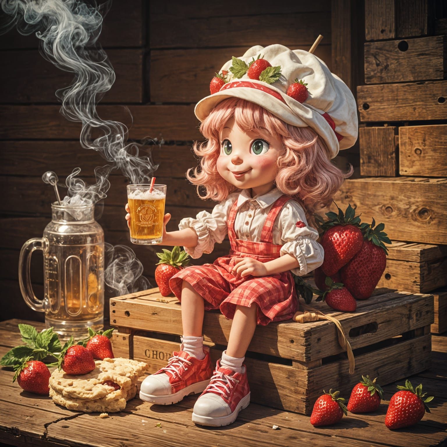 Strawberry Shortcake Reimagined: Unexpected Pastime