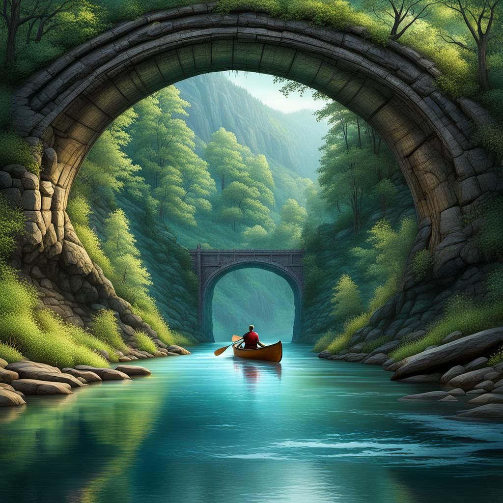 Canoe Journey Through a Portal of the Unknown