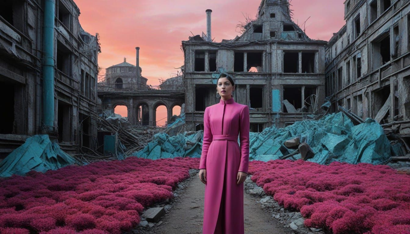 Hyperrealistic Alpine Landscape in Chiaroscuro Style