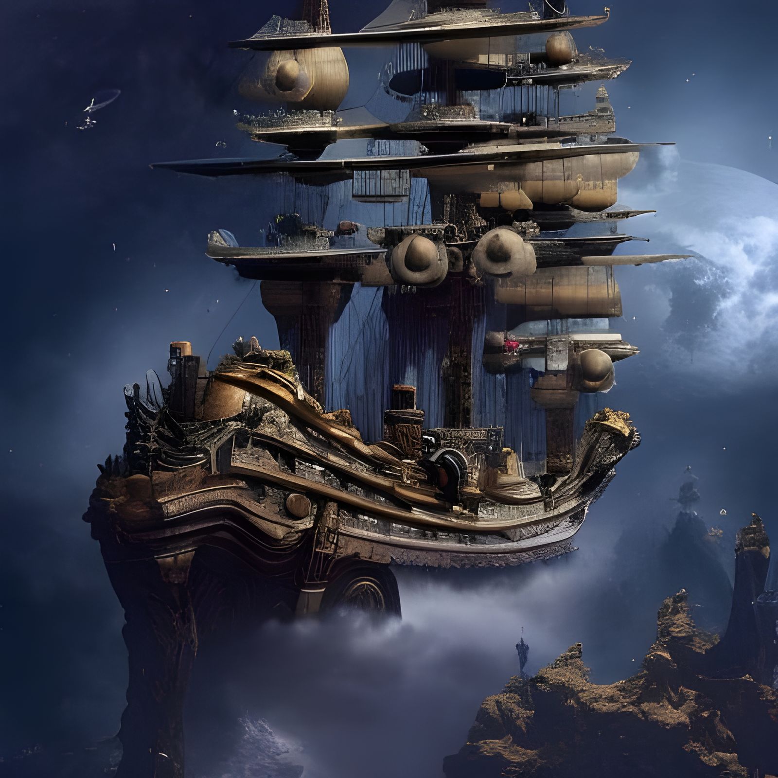Epic Pirate Ships in Space