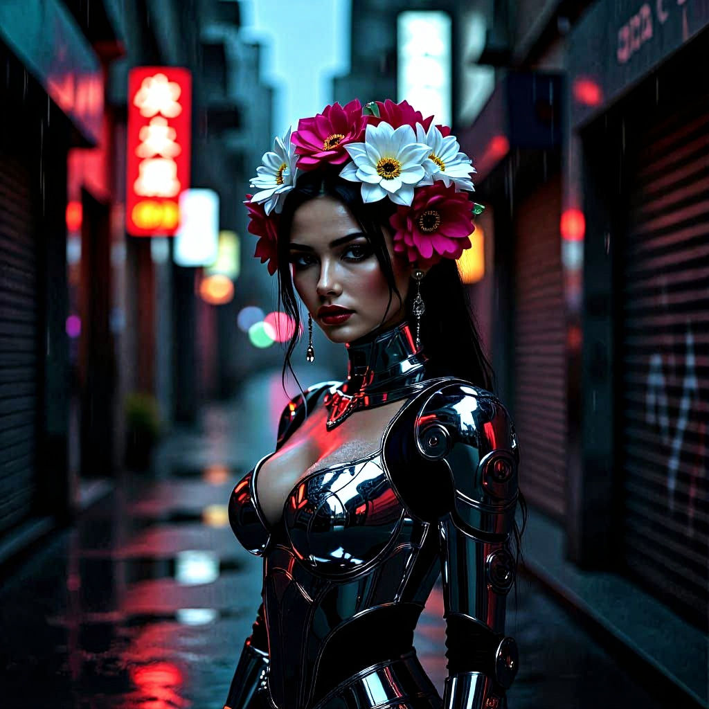 Dramatic High Key Lighting with Ornate Hyperreal Effects