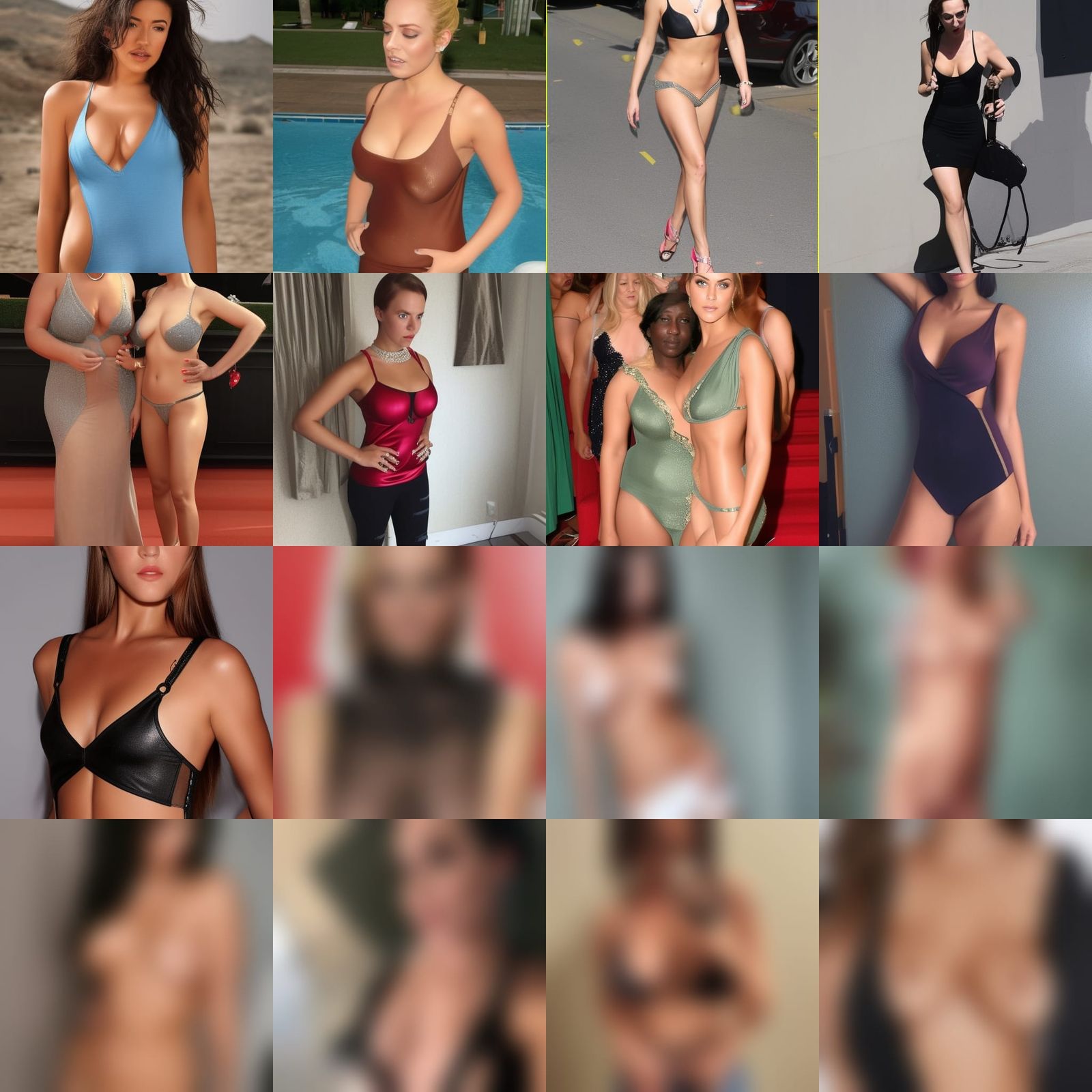 AI Interpretation of Wardrobe Malfunction