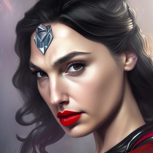 Evil Queen Portrait in Hyperrealistic Style