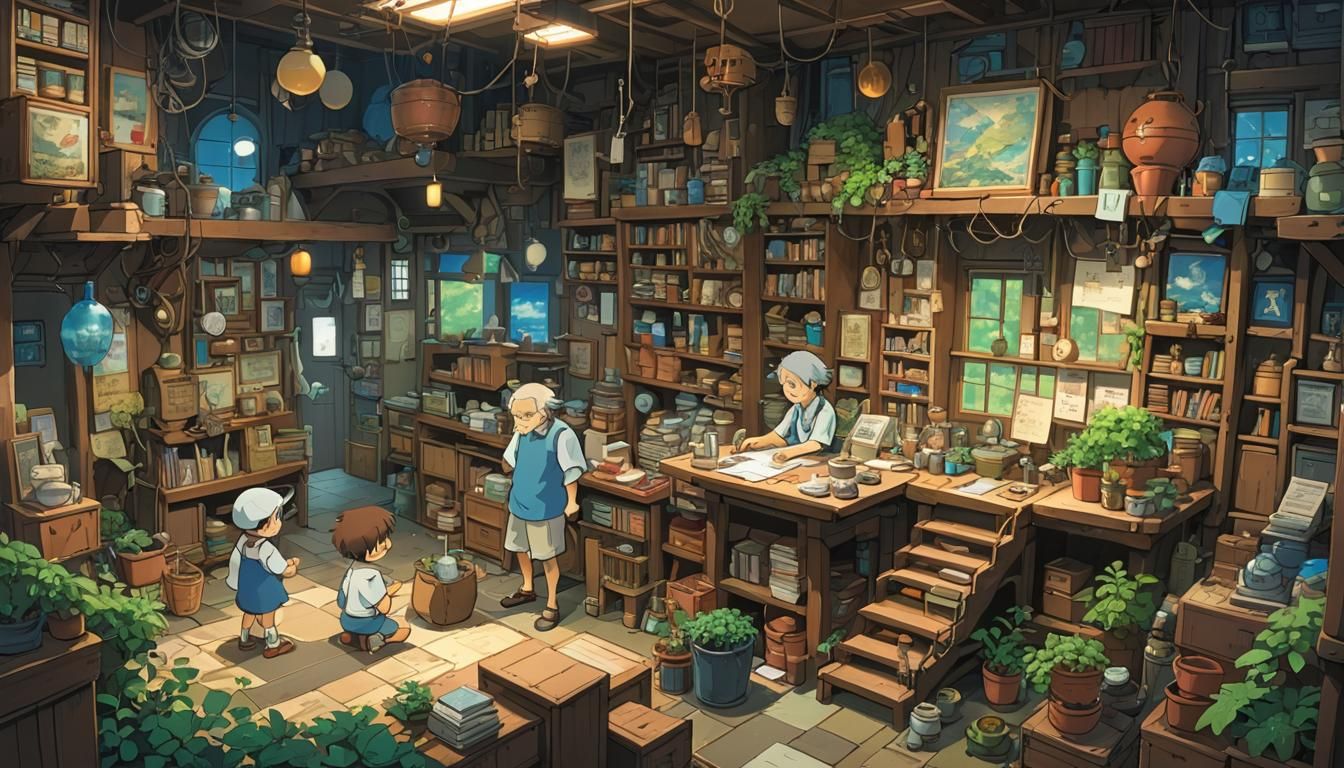 Chibi Socrates in Disney Cartoon Style