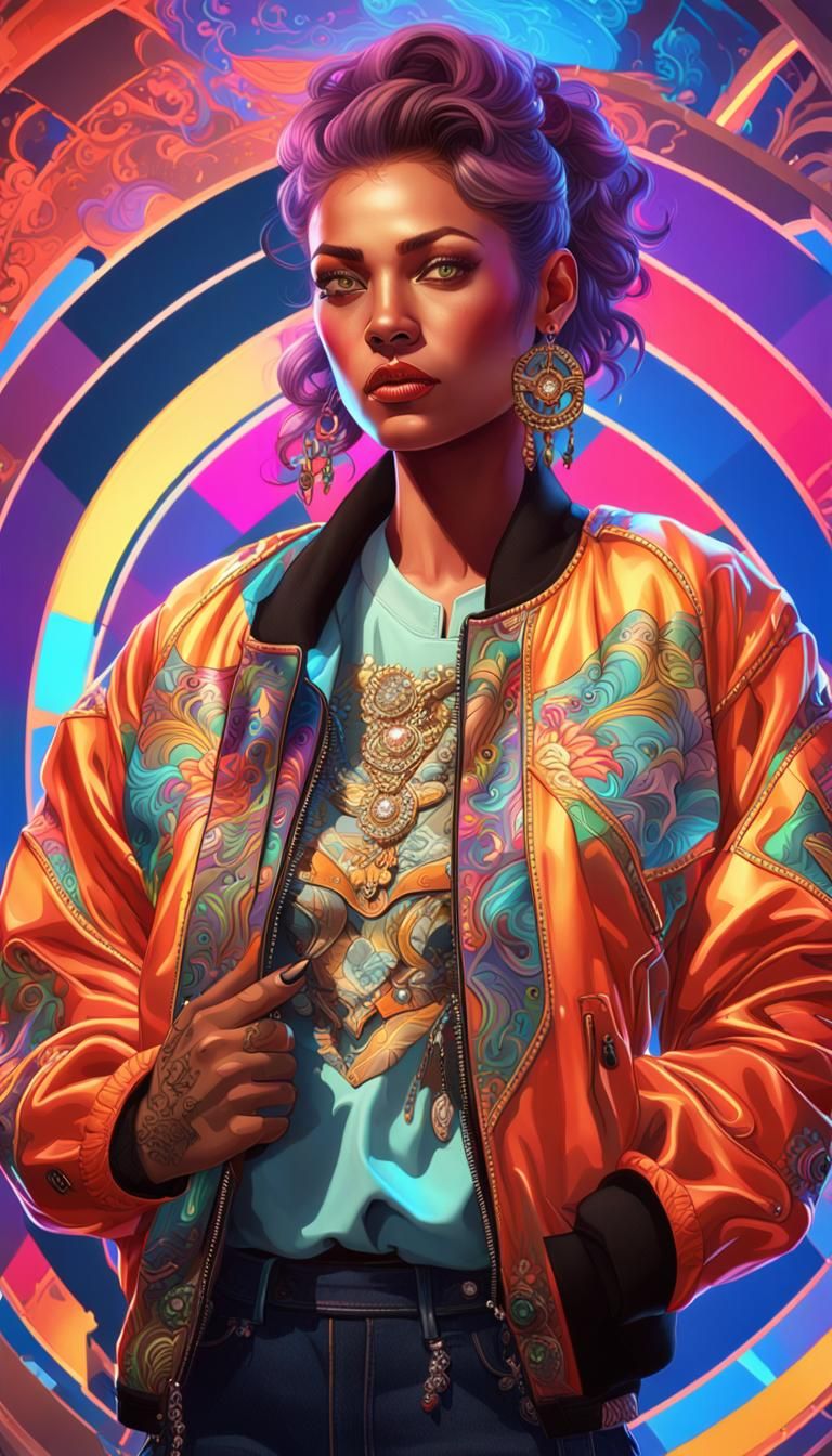 Neon Rebellion Jacket by iBesties