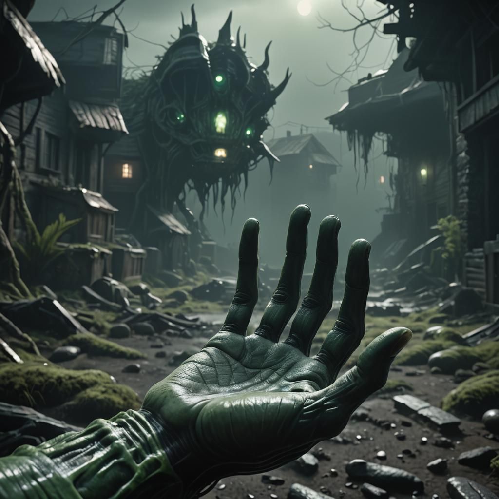 Sci-Fi Horror: Alien Hand Turns Villagers into Zombies