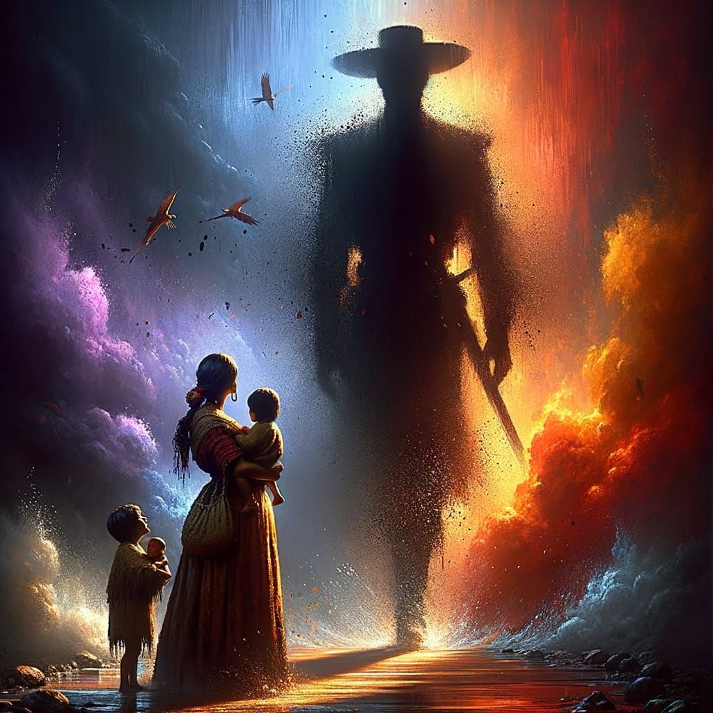 Colonial Betrayal: Conquistador's Shadow Leaves Mother and C...