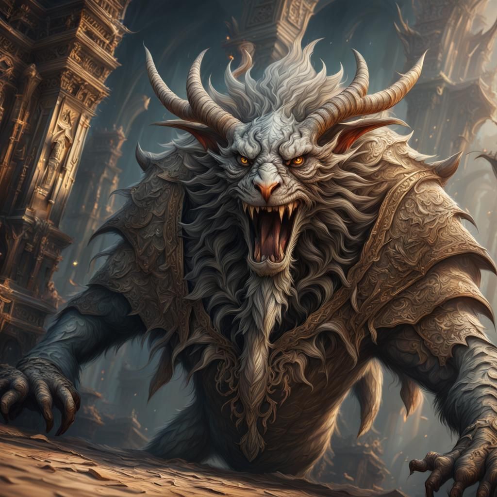 Hyperdetailed Harpy in Crazy Digital Art Style