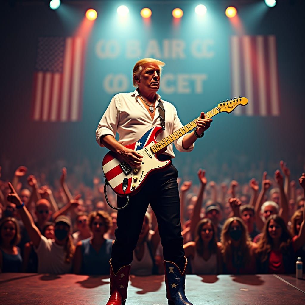 Confident President Trump Takes Center Stage at a High-Energ...