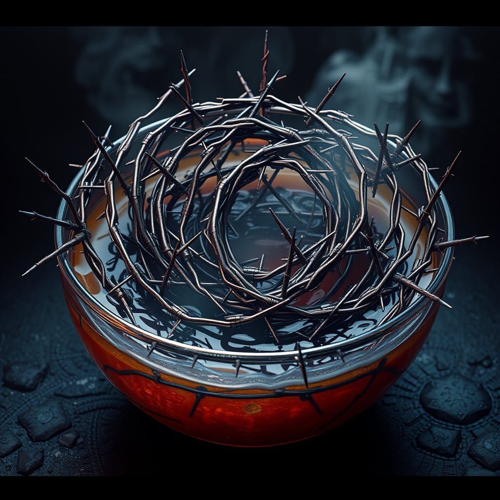 Barbed Wire Soup: A Detailed Matte Painting