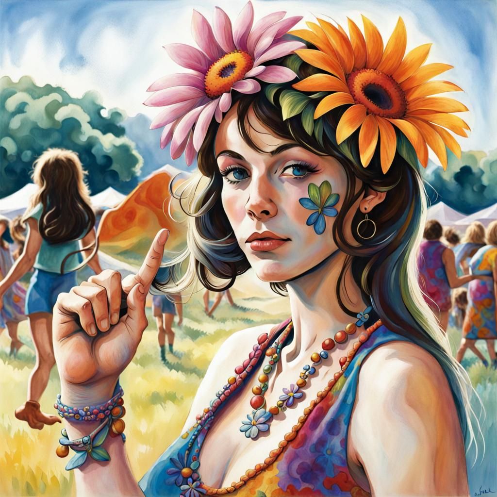 flower power," "groovy," "peace,"