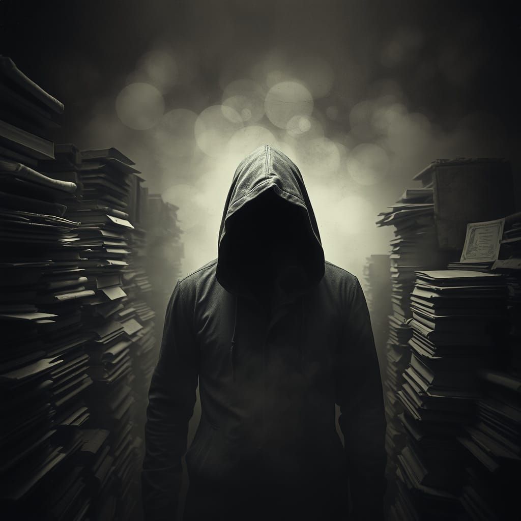 Ethereal Figure in Archives