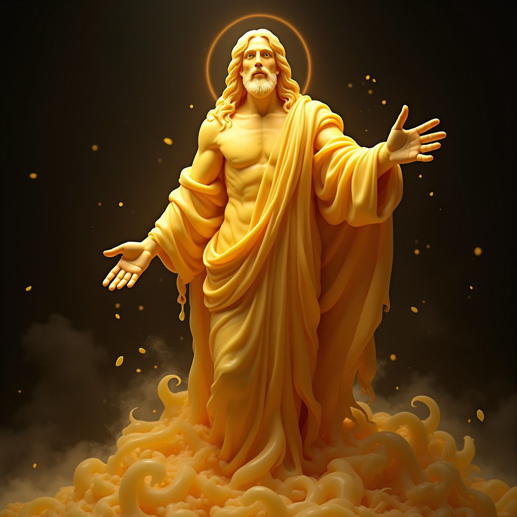 Majestic Cheese Jesus Christ Concept Art