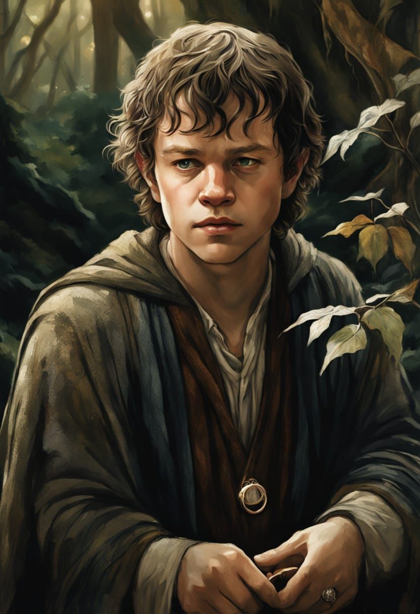 Matt Damon as Frodo Baggins in Enchanted Forest