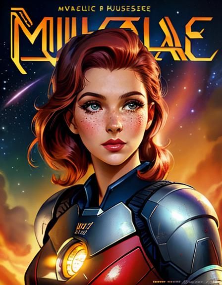 Retro Pulp Magazine Cover: Galaxy Quest