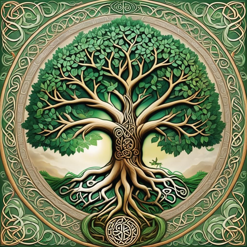 Celtic Tree of Life Art