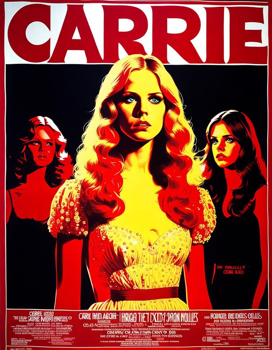 Vintage Movie Poster of 'Carrie' (1976)