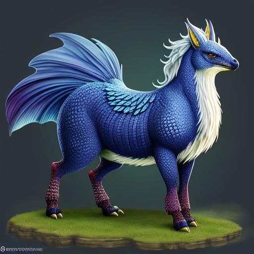 Realistic Fantasy Animal Full Body Design