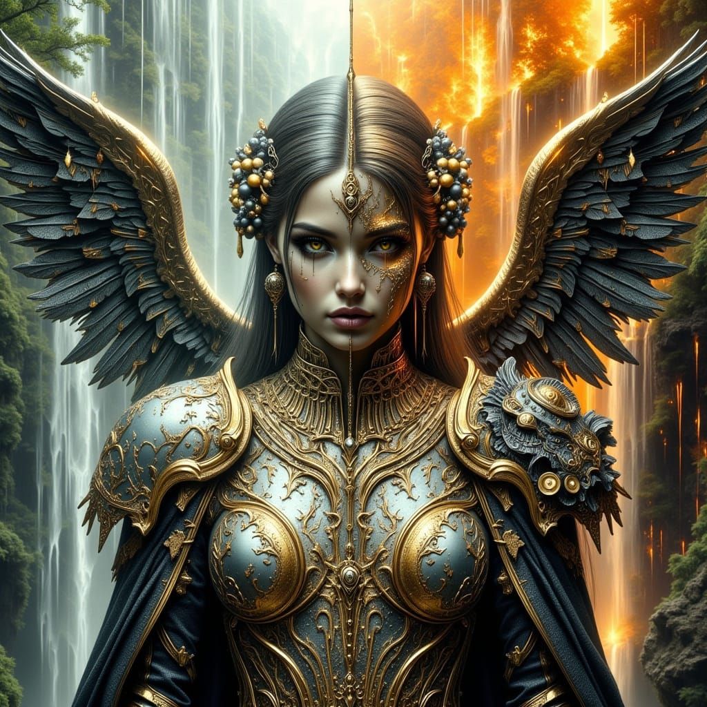 Angelic Duality: Paradise and Inferno in Hyperrealism