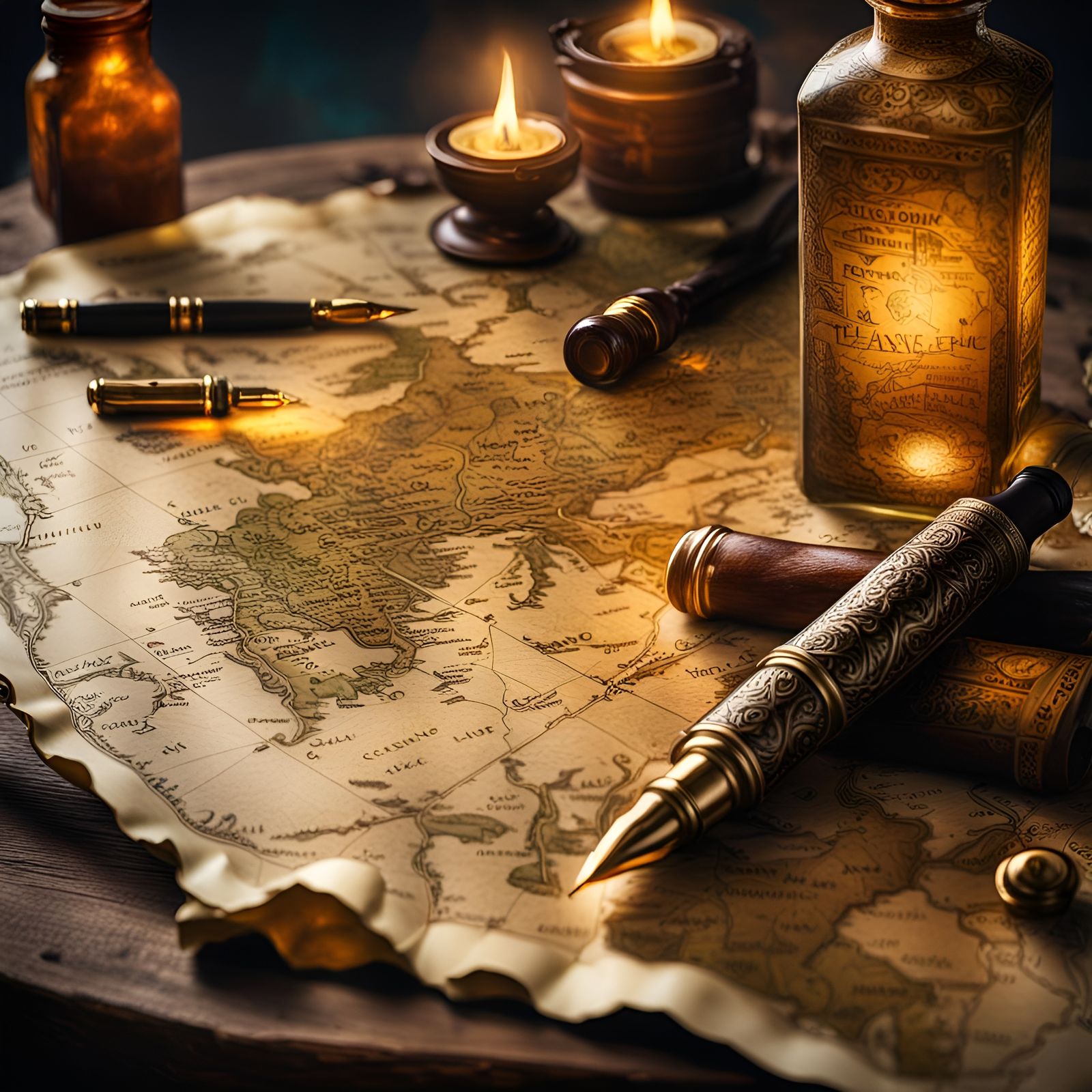 Ancient map to an island secret...